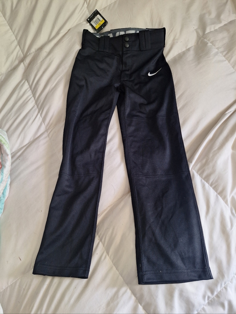 Nike Black Baseball Pants Small Boys